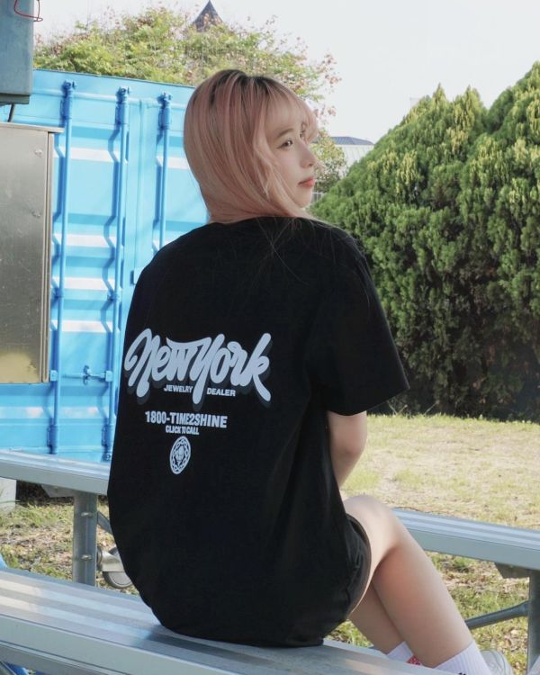 【現貨】NEW YORK立體陰影短Tee 