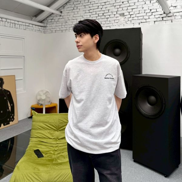 【現貨】美式鮮奶油印花Tee 