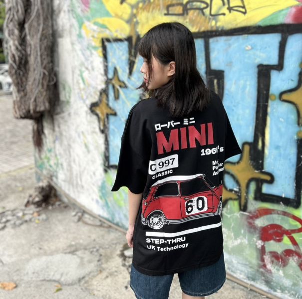 MINI復古汽車印花Tee 