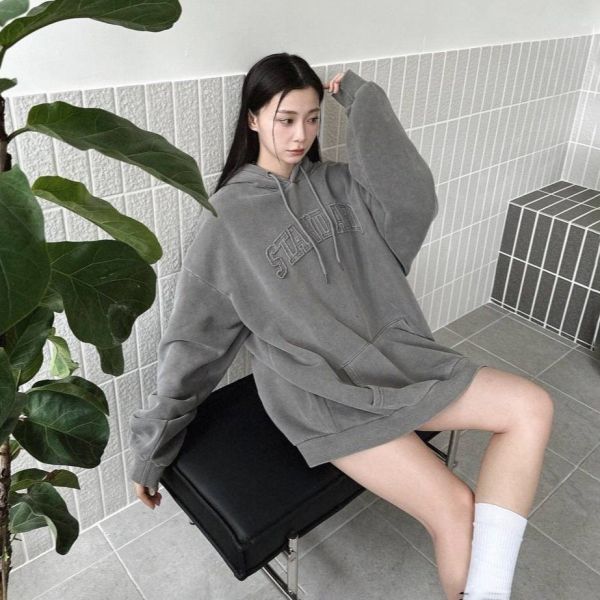 STANFORD立體貼布水洗帽Tee 