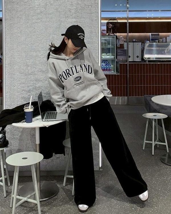 PORTLAND貼布繡刷毛帽Tee 