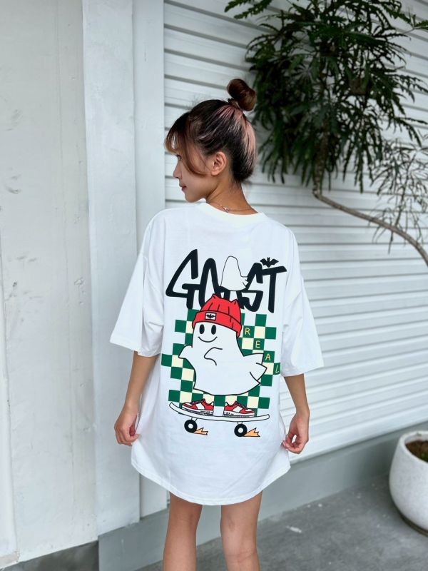 【現貨】GOAST棋盤格滑板幽靈印花Tee 
