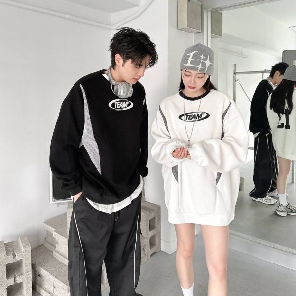 TEAM圓標網眼刷毛大學Tee 