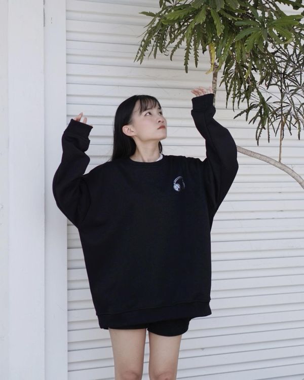 現貨【牛奶暖絨】愛吃幽靈牛奶絨大學Tee 