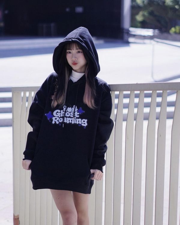 現貨【牛奶暖絨】鬼系幽靈牛奶絨帽Tee 