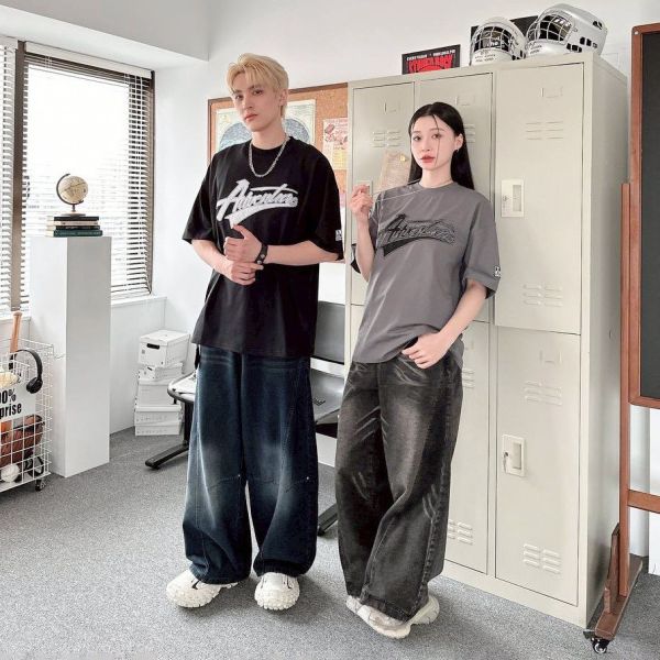 【SORONA®現貨】美式撞色車線貼布涼感Tee 