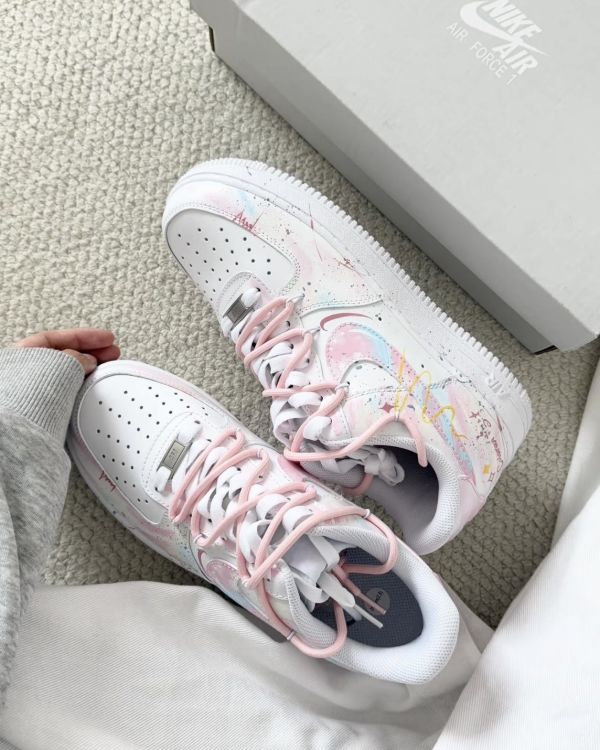 【訂製款】Nike Air Force 1 星愿塗鴉 - 女款 