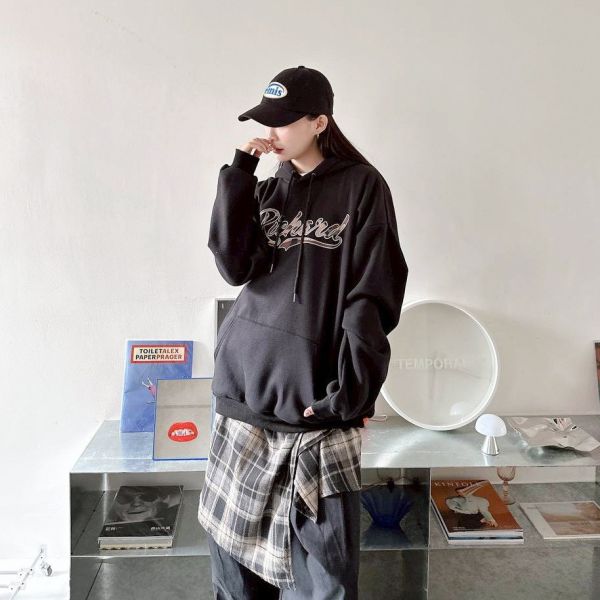 Richand刺繡刷毛帽Tee 