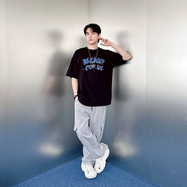 【SORONA®現貨】WEAST COAST接縫線造型貼布涼感Tee 