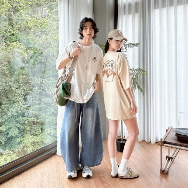 【現貨】熊掌印花短Tee 