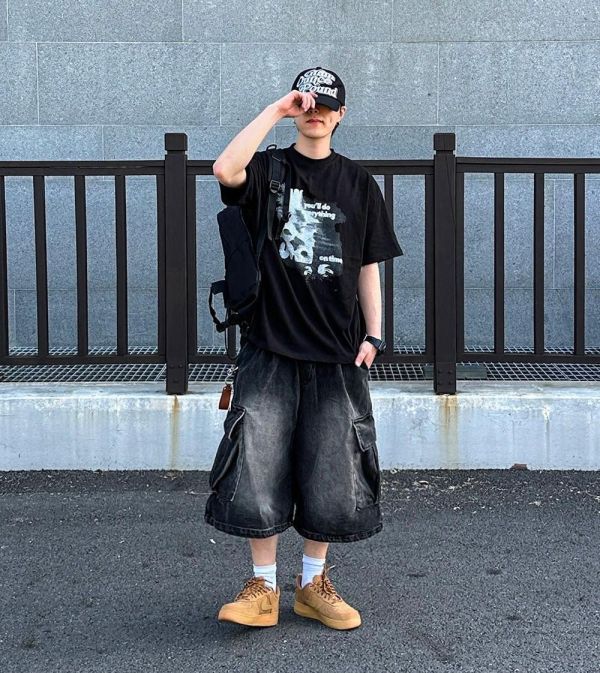 【現貨】模糊字母印花短Tee 