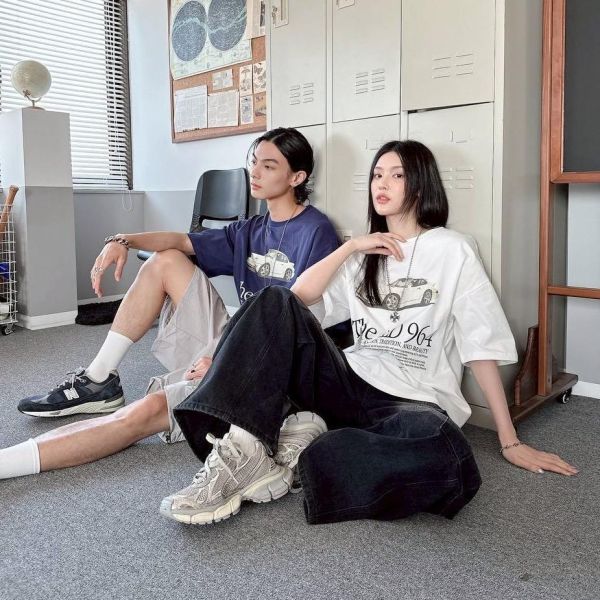 【現貨】The ALD 964復古跑車印花短Tee 