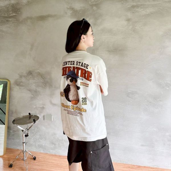 【現貨】THEATRE美式墨鏡企鵝Tee 