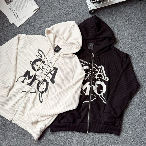 CAMO水墨抽繩連帽外套 