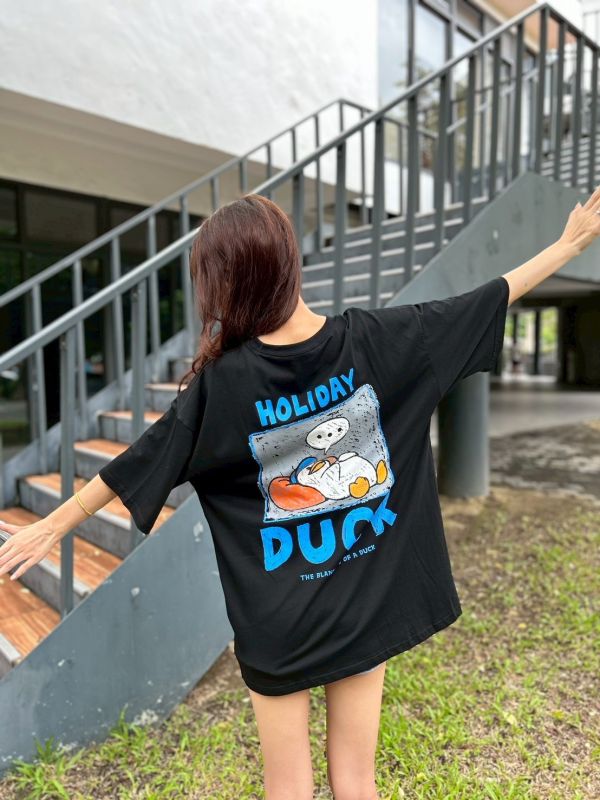 【現貨】懶散鴨手繪Tee 