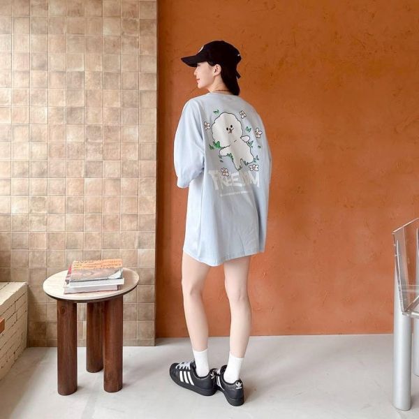 【現貨】FREEDOM小狗印花短Tee 