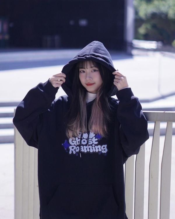 現貨【牛奶暖絨】鬼系幽靈牛奶絨帽Tee 