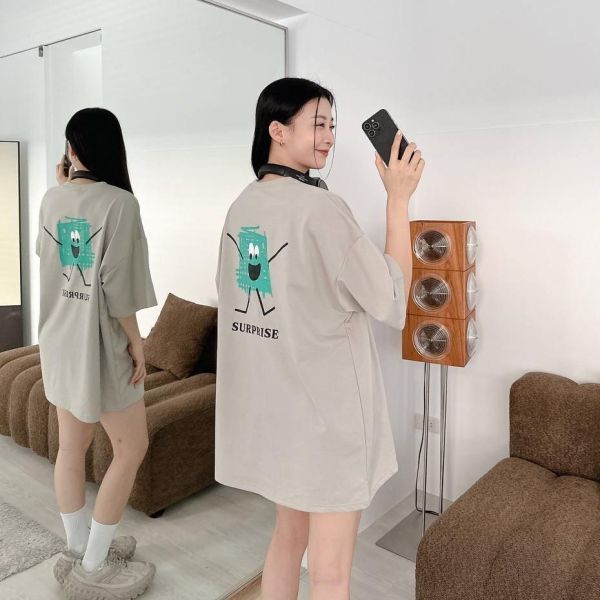 現貨+預購【團服包色首選】手繪表情塗鴉短Tee 