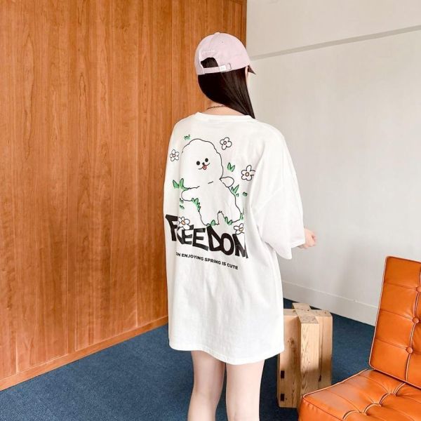 【現貨】FREEDOM小狗印花短Tee 