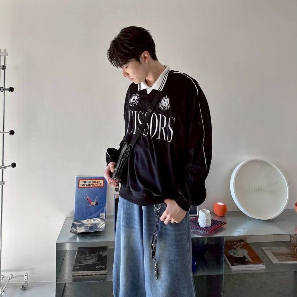 SCISSORS刺繡POLO衫 