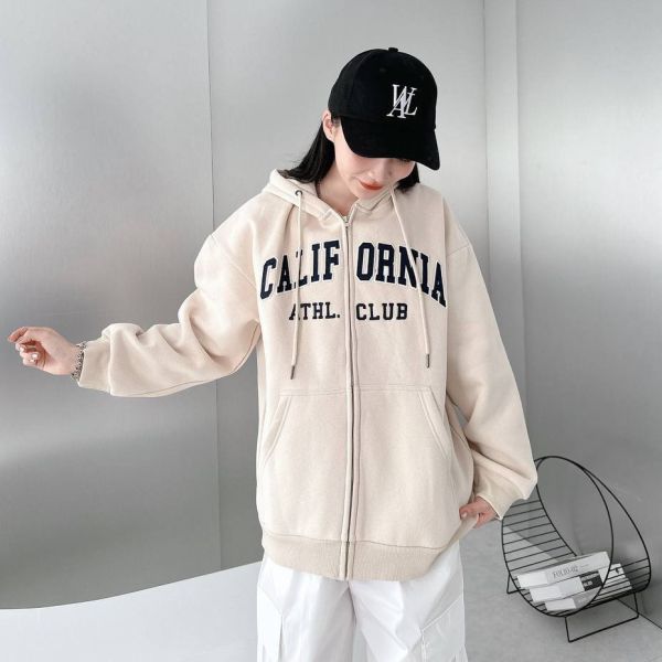 刺繡CALIFORNIA連帽外套 