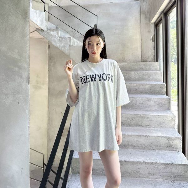 【SORONA®現貨】NEW YORK 刺繡字體涼感Tee 