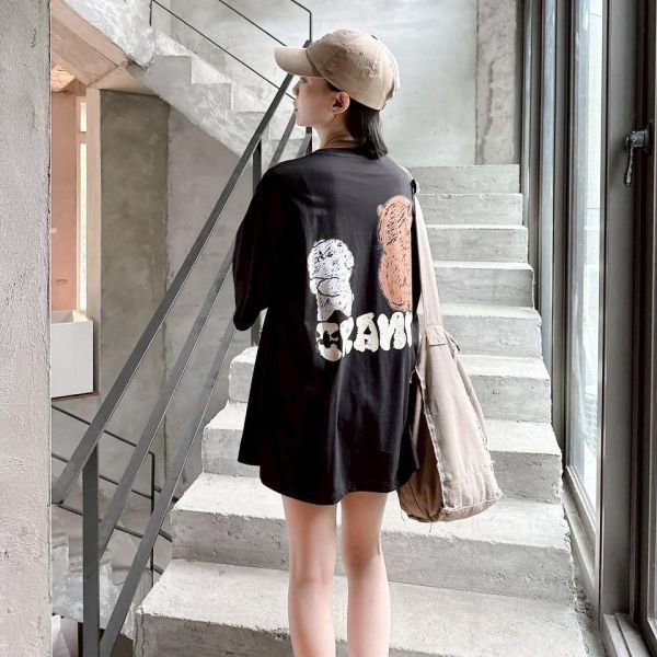 【現貨】 cranky狗狗與熊熊插畫短Tee 