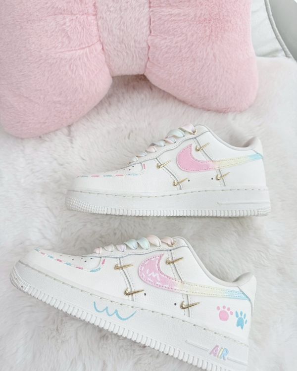 【訂製款】Nike Air Force1 彩虹蛋糕 - 女款 