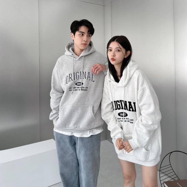 電繡ORIGINAL美式刷毛帽Tee 