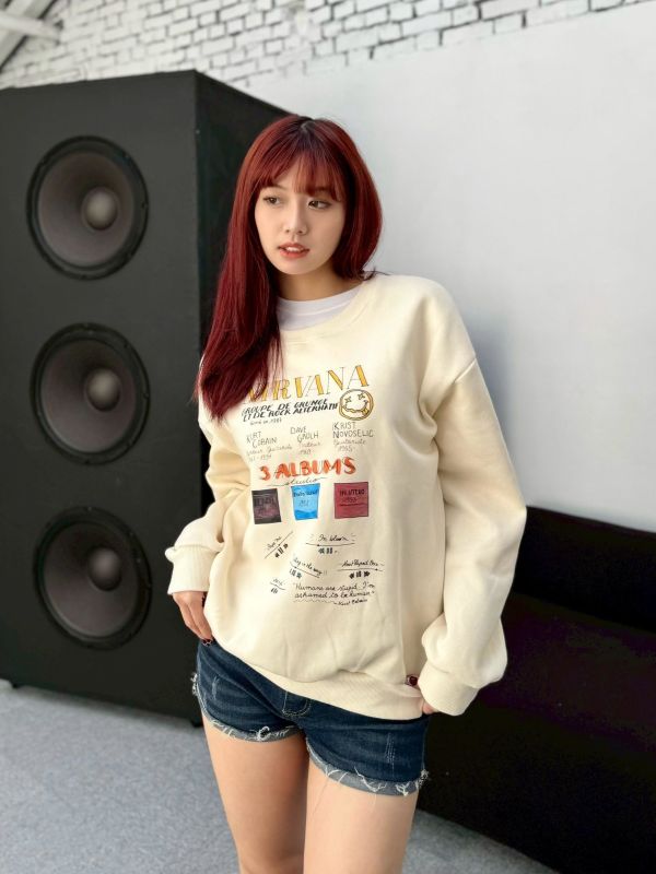 NIRVANA筆記刷毛大學Tee 