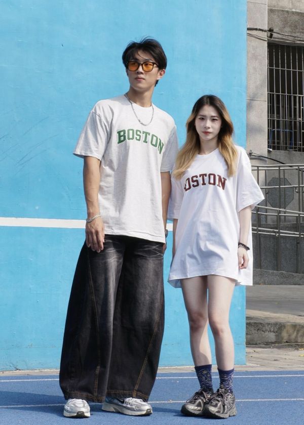 【現貨】BOSTON英字短Tee 