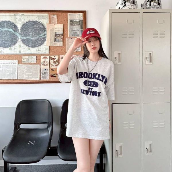 【現貨】BROOKLYN 1987美式毛巾繡短Tee 