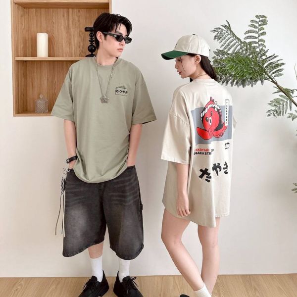 【SORONA®現貨】TAKOYAKI日文章魚師傅印花涼感Tee 