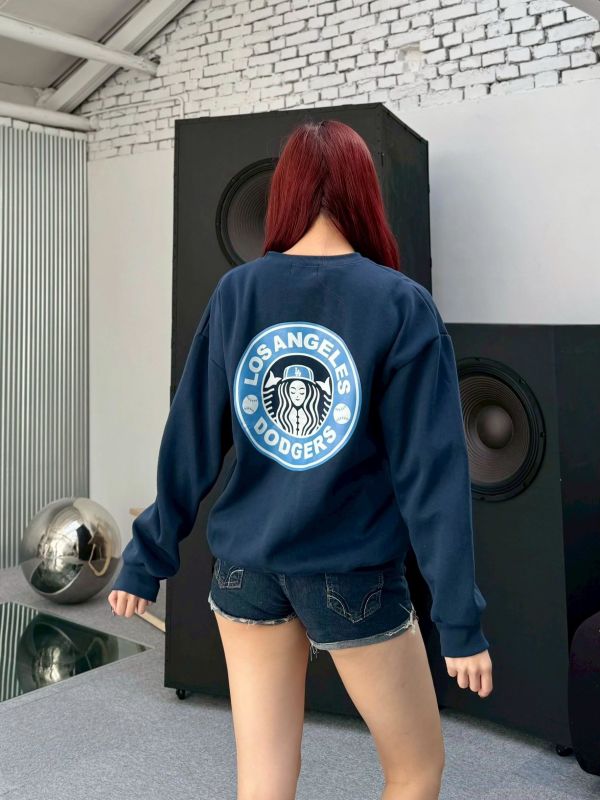 LA棒球帽刷毛大學Tee 