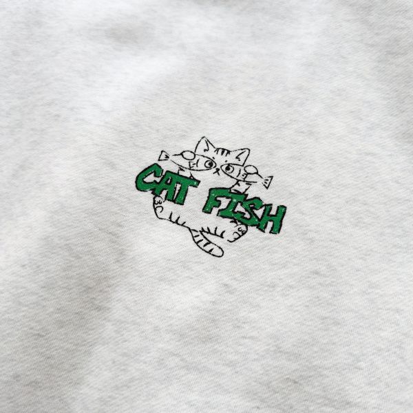 catfish塗鴉感刷毛大學Tee 