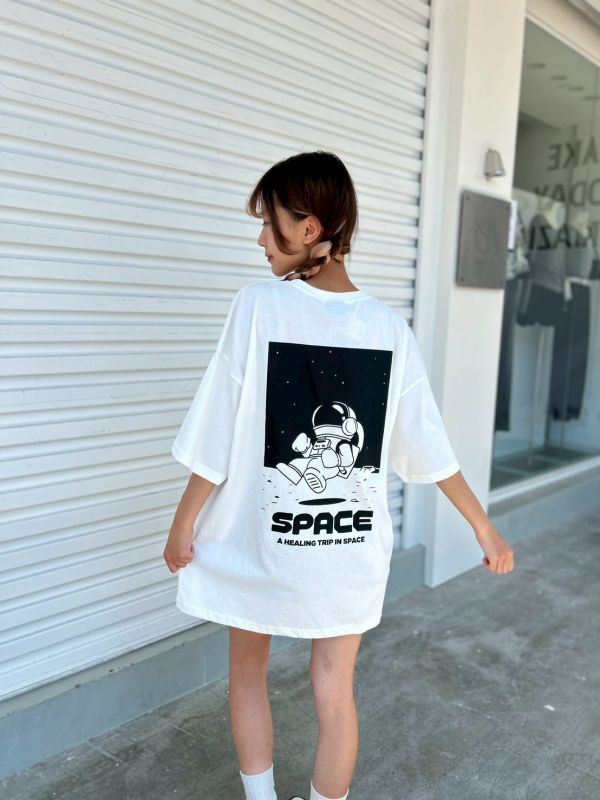 【現貨】SPACE太空人印花Tee 