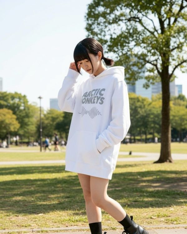 【現貨】搖滾電音刷毛帽Tee 