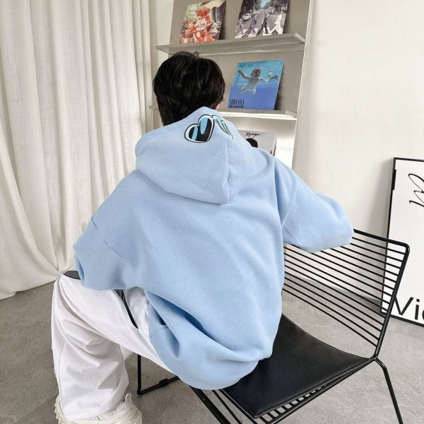 【現貨】 飛天小女警印花刷毛帽Tee 