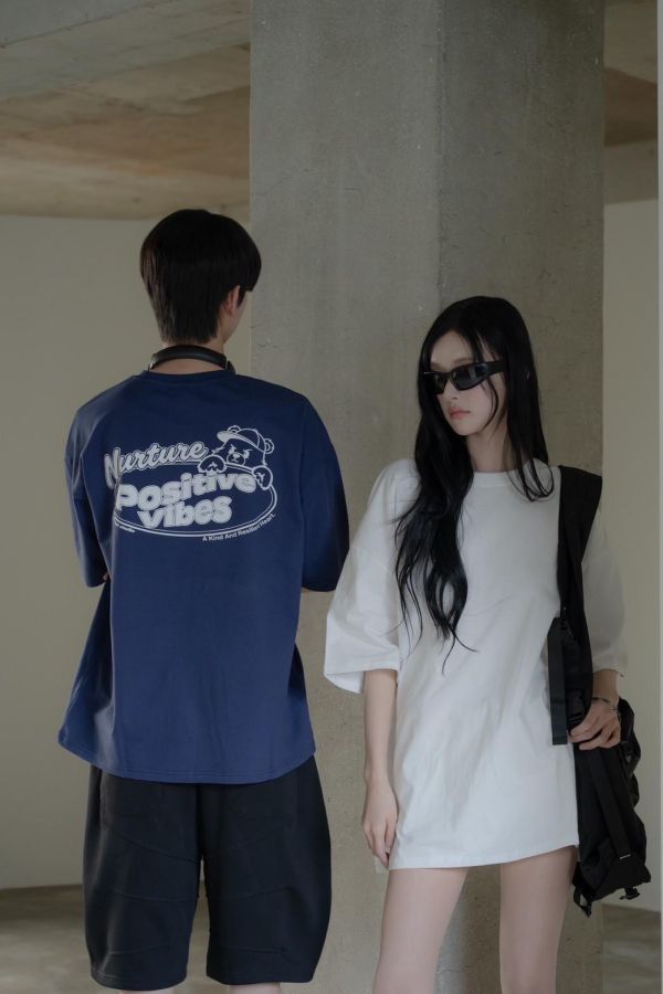 【現貨】Positive潮流帽子熊短Tee 