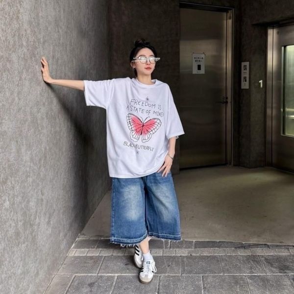 【預購】幻影噴墨蝴蝶Tee 
