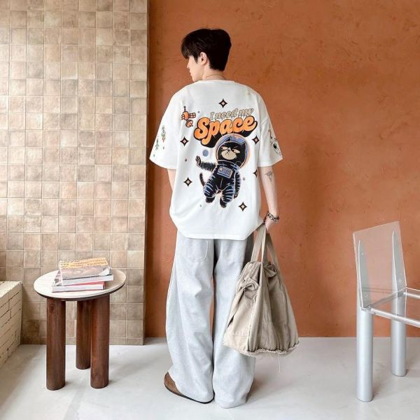 【現貨+預購】Space太空貓印花短Tee 