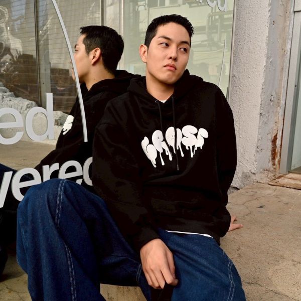 CROSS發泡流體刷毛帽Tee 