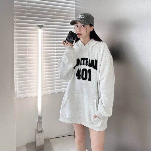 CENTRAL 401噪點噴漆印花刷毛帽Tee 