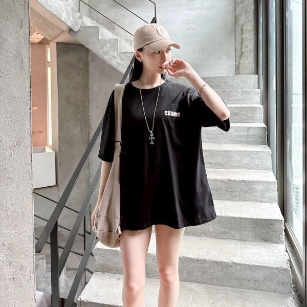 【現貨】 cranky狗狗與熊熊插畫短Tee 