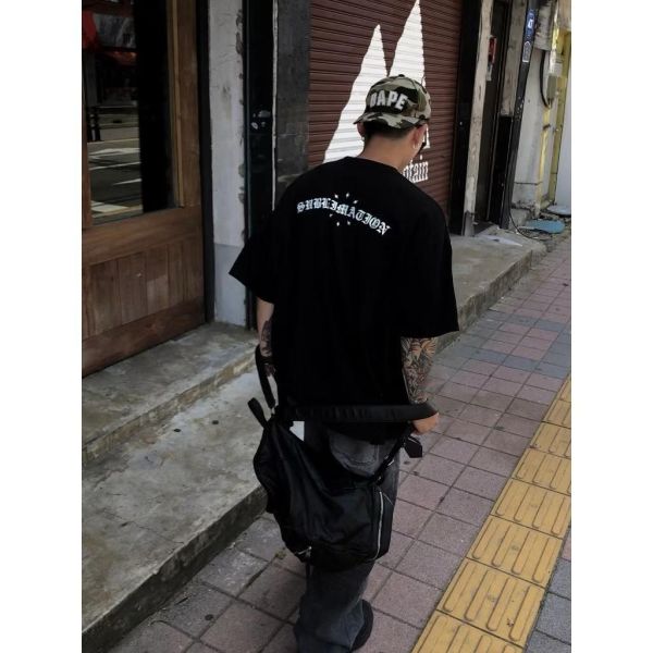 【預購】哥德字母印花短Tee 