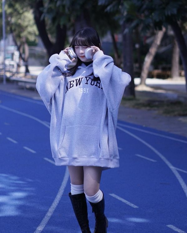 【現貨】199X刺繡紐約重磅刷毛帽Tee 