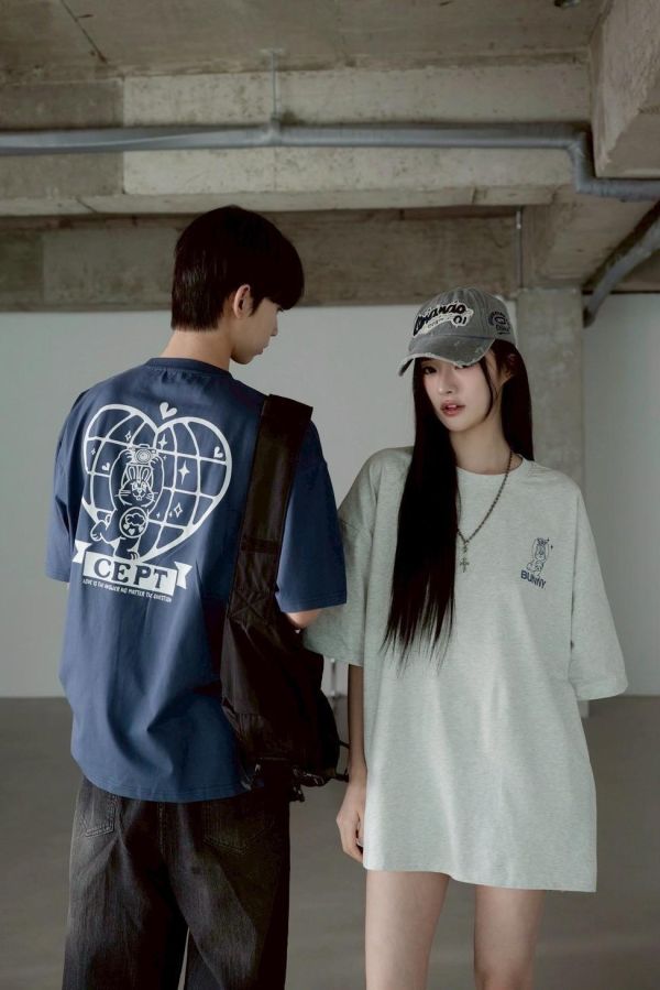 【SORONA®】愛心BUNNY兔涼感短Tee 