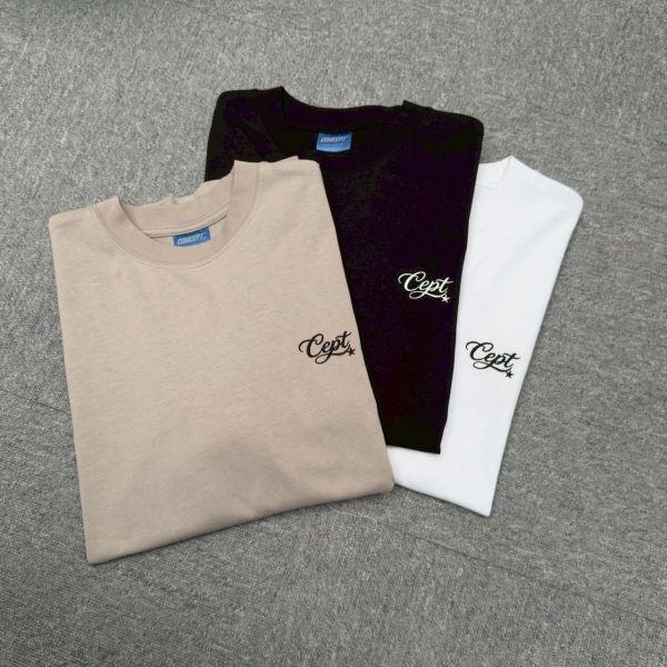 concept Y2K尖刺印花短Tee 