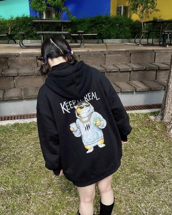 現貨【牛奶暖絨】爆富柴犬牛奶絨帽Tee 