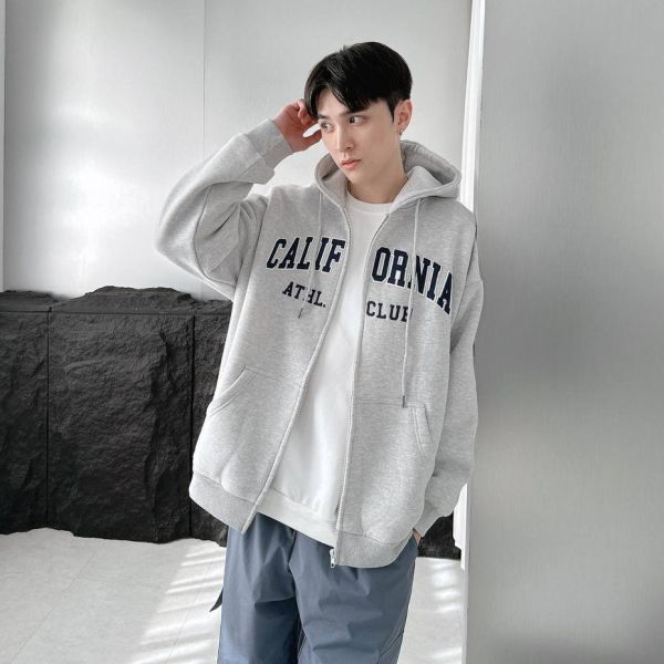 刺繡CALIFORNIA連帽外套 